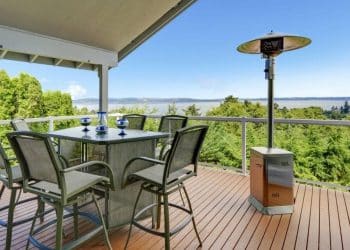 Terrasverwarmer voor lange avonden in de tuin