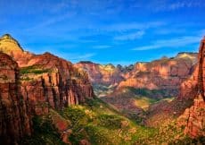 Highway 9: Rijden door Zion National Park in de USA