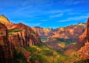 Highway 9: Rijden door Zion National Park in de USA