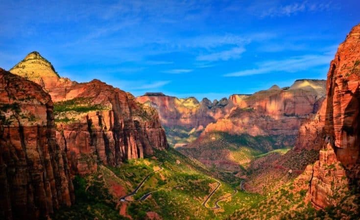 Highway 9: Rijden door Zion National Park in de USA